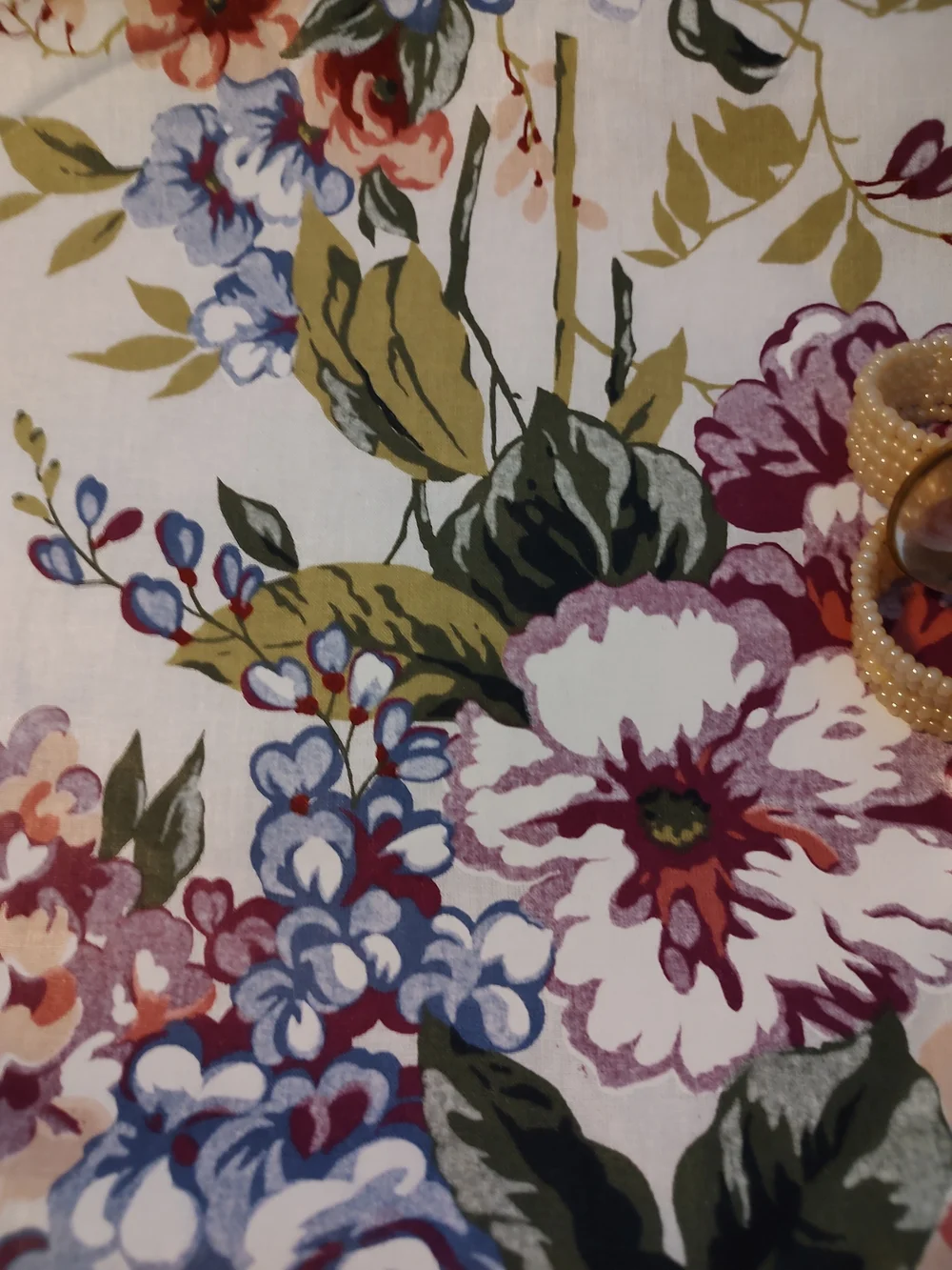 Victorian Floral Placemats, Napkins, & Napkin Rings